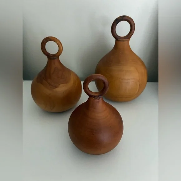 Threshold with Studio McGee Wooden Set of 3 Decor Pieces - Picture 3 of 4